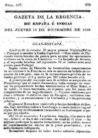 Portada:Núm. 107, 13 de diciembre de 1810