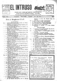 Portada:Diario Joco-serio netamente independiente. Tomo XIX, núm. 1888, viernes 28 de octubre de 1927