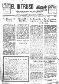 Portada:Diario Joco-serio netamente independiente. Tomo XX, núm. 1901, sábado 12 de noviembre de 1927