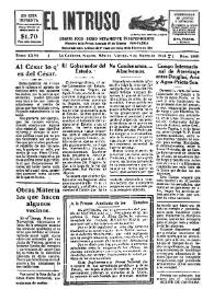 Portada:Diario Joco-serio netamente independiente. Tomo XXVI, núm. 2001, viernes 9 de marzo de 1928