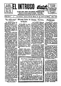 Portada:Diario Joco-serio netamente independiente. Tomo XXVI, núm. 2024, martes 10 de abril de 1928