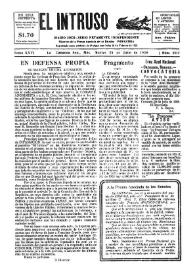 Portada:Diario Joco-serio netamente independiente. Tomo XXVI, núm. 2117, martes 24 de julio de 1928