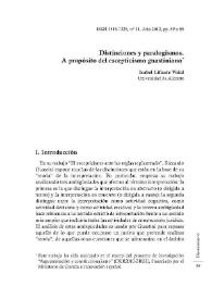 Portada:Distinciones y paralogismos. A propósito del escepticismo guastiniano / Isabel Lifante Vidal