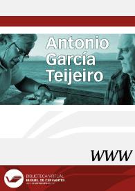 Portada:Antonio García Teijeiro / director Pedro C. Cerrillo Torremocha