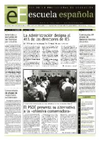 Portada:Año LXI, núm. 3500, 28 de junio de 2001
