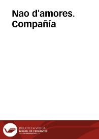 Portada:Nao d'amores. Compañía