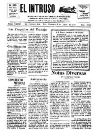Portada:Diario Joco-serio netamente independiente. Tomo XXVIII, núm. 2785, miércoles 11 de junio de 1930