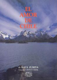 Portada:El amor de Chile / Raúl Zurita