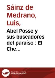 Portada:Abel Posse y sus buscadores del paraíso : El Che Guevara / Luis Sáinz de Medrano