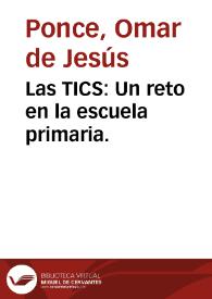 Portada:Las TICS: Un reto en la escuela primaria.