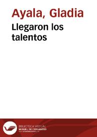 Portada:Llegaron los talentos