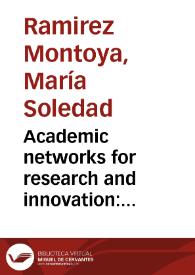 Portada:Academic networks for research and innovation: experiences of Open Educational Movement’s in a Latin-American context