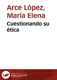 Portada:Cuestionando su ética