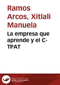 Portada:La empresa que aprende y el C-TPAT