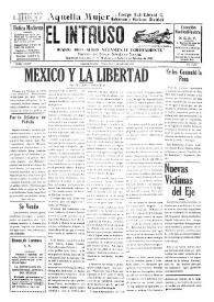 Portada:Diario Joco-serio netamente independiente. Tomo LXXIV, núm. 7485, miércoles 1 de julio de 1942