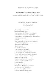 Portada:Poemas de Rodolfo Usigli / antologista, Alejandro Usigli Casas, con la colaboración de Lavinia Usigli Casas