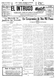 Portada:Diario Joco-serio netamente independiente. Tomo LXXV, núm. 7611, martes 1 de diciembre de 1942