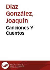 Portada:Canciones Y Cuentos