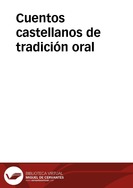 Portada:Cuentos castellanos de tradición oral / recopilación y transcripción, Joaquín Díaz ; introducción y notas, Maxime Chevalier