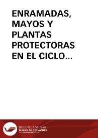 Portada:ENRAMADAS, MAYOS Y PLANTAS PROTECTORAS EN EL CICLO FESTIVO BURGALES / TemiÑo Lopez-muÑiz, María Jesús
