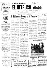 Portada:Diario Joco-serio netamente independiente. Tomo LXXVII, núm. 7685, domingo 14 de marzo de 1943