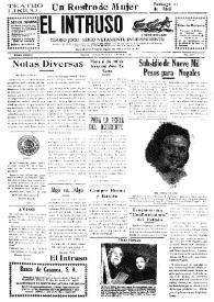 Portada:Diario Joco-serio netamente independiente. Tomo LXXVII, núm. 7707, viernes 9 de abril de 1943
