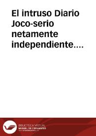 Portada:Diario Joco-serio netamente independiente. Tomo LXXVII, núm. 7731, jueves 14 de mayo de 1943 [sic]