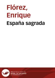 Portada:España sagrada