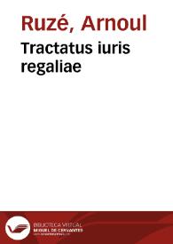 Portada:Tractatus iuris regaliae