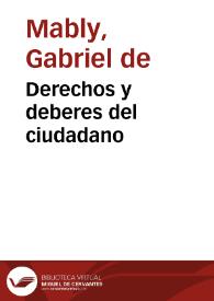 Portada:Derechos y deberes del ciudadano