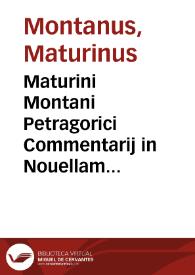 Portada:Maturini Montani Petragorici Commentarij in Nouellam Iustiniani Imp. siue Auth. De Haered. ab intest. uenient. et De Agnatorum iure sublato