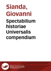 Portada:Spectabilium historiae Universalis compendium