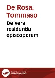 Portada:De vera residentia episcoporum