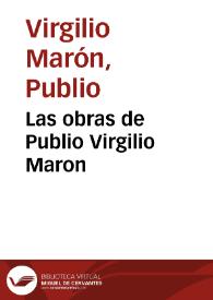 Portada:Las obras de Publio Virgilio Maron