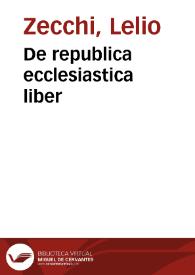 Portada:De republica ecclesiastica liber