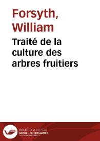 Portada:Traité de la culture des arbres fruitiers