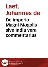 Portada:De imperio Magni Mogolis sive India vera commentarius