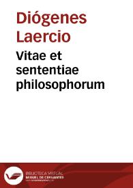 Portada:Vitae et sententiae philosophorum