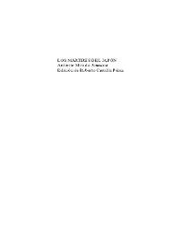 Portada:Los mártires del Japón / Antonio Mira de Amescua ; ed. Roberto Castilla Pérez