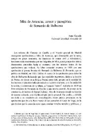 Portada:Mira de Amescua, censor y penegirista de Bernardo de Balbuena / Anne Cayuela