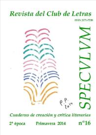 Portada:Segunda época, núm. 16, primavera 2014