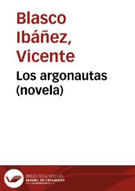 Portada:Los argonautas (novela)