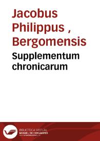 Portada:Supplementum chronicarum