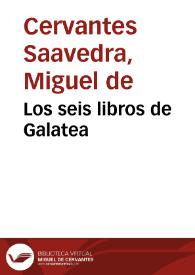 Portada:Los seis libros de Galatea