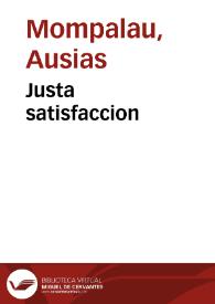 Portada:Justa satisfaccion