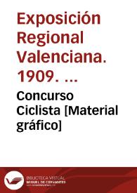 Portada:Concurso Ciclista [Material gráfico]