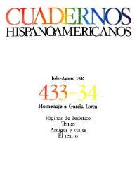 Portada:Núm. 433-434, julio-agosto 1986