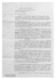 Portada:[Carta de Enrique Danel a Carmen Romero Rubio de Díaz en París. México, 29 de enero de 1923]
