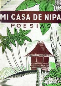 Portada:Mi casa de Nipa : poesías / Jesús Balmori