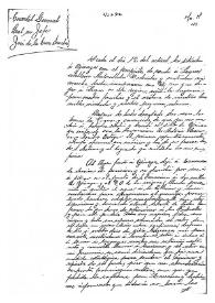 Portada:[Carta de José de la Cruz Sánchez tiene sitiada Ojinaga. Ojinaga (Chihuahua), 24 de marzo de 1911]